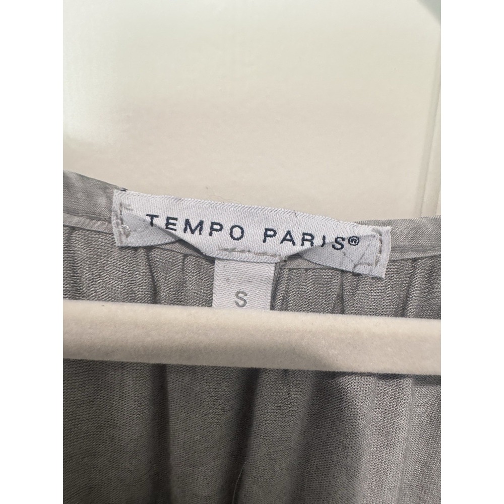 Tempo Paris Silk Sheer Layered Top Ruffled Floral Ethereal Babydoll Italy Small - Picture 2 of 4
